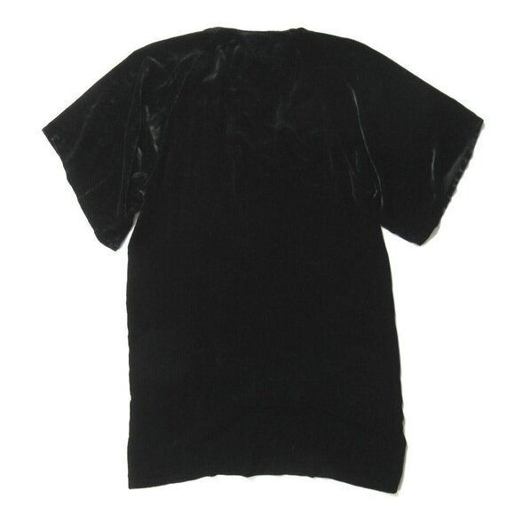 NWoT Johnny Was Isla in Black Embroidered V-neck Velvet Tunic Kimono Dress XS - Picture 7 of 8